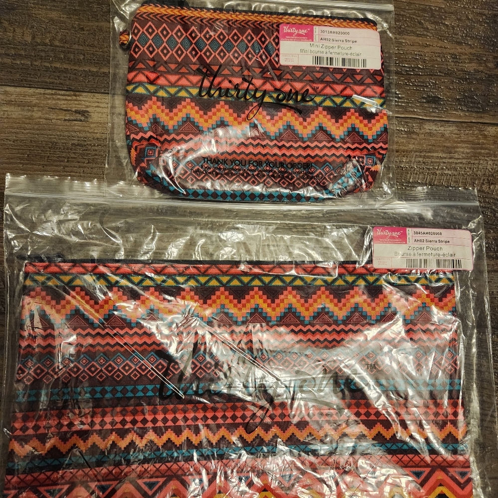 Thirty-one zipper pouch bundle